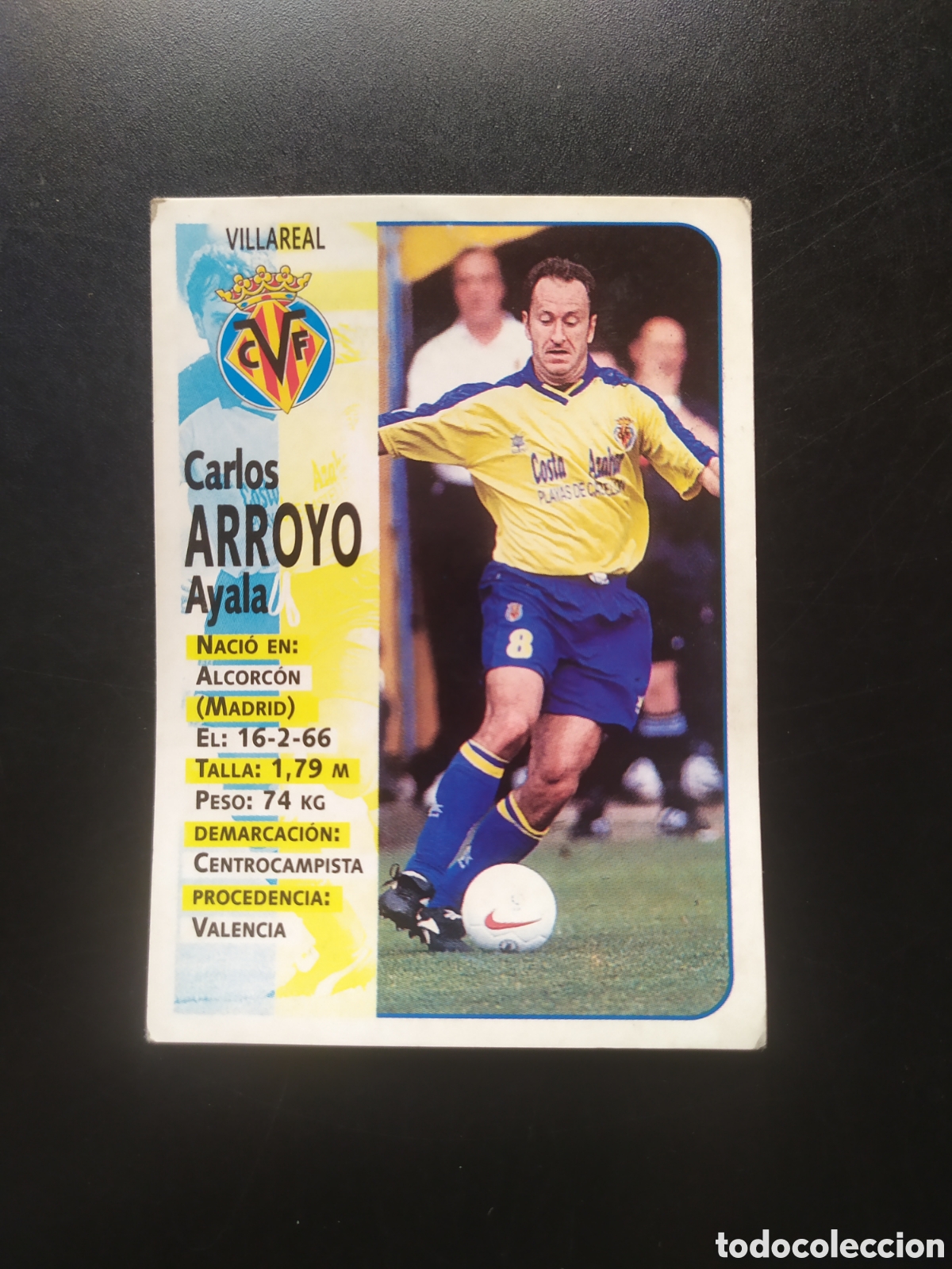 Cromos de F&uacute;tbol: Liga 1998 1999 98 99 panini sports Arroyo n&deg; 380 Villarreal