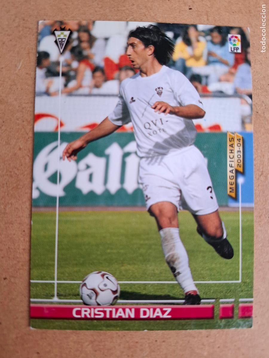Cromos de F&uacute;tbol: MEGAFICHAS 2003 2004 03 04 - 12 BIS CRISTIAN DIAZ - ALBACETE BALOMPI&Eacute; ( CM )