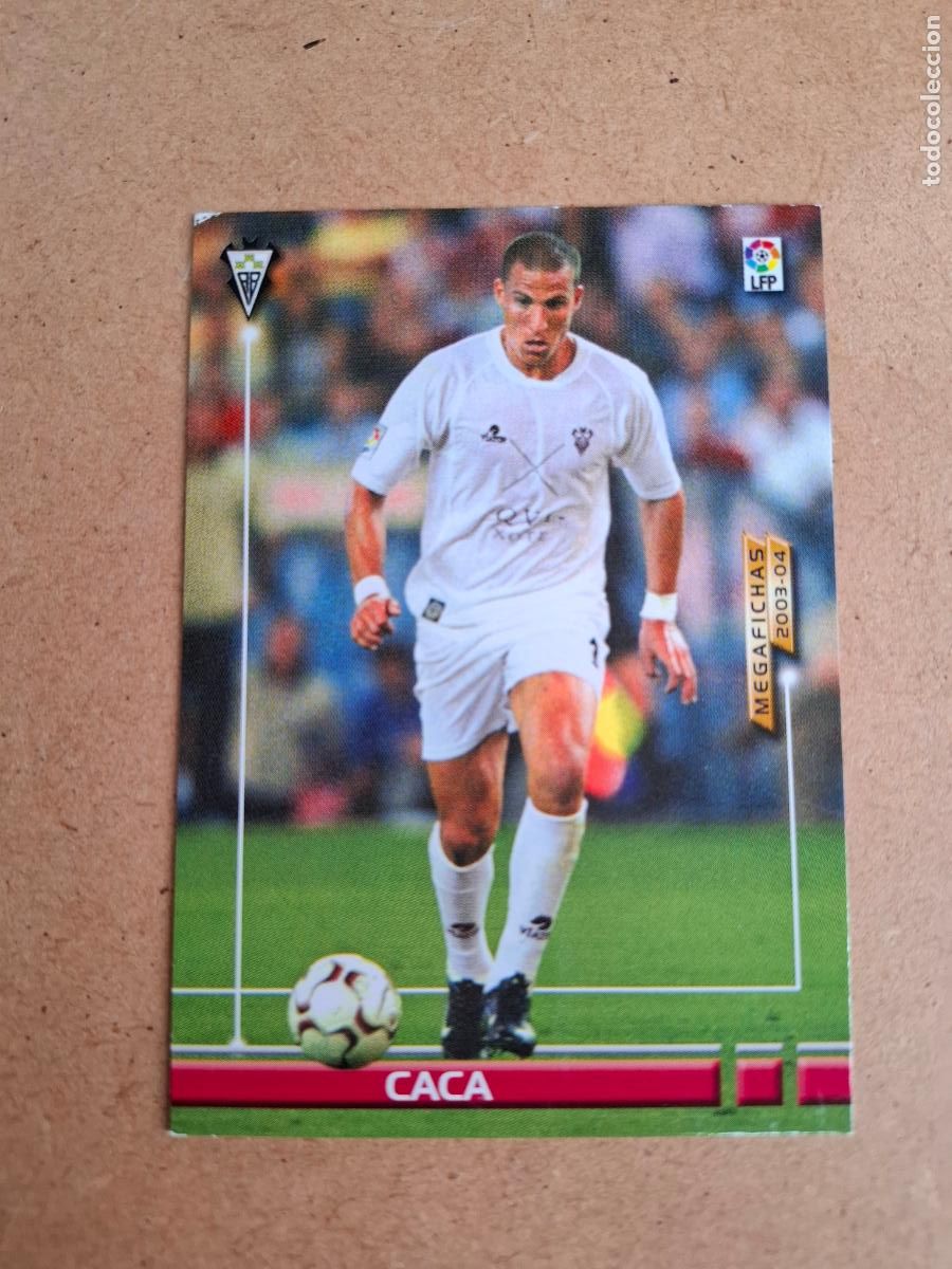 Figurine di Calcio: MEGAFICHAS 2003 2004 03 04 - 16 BIS CAC&Aacute; - ALBACETE BALOMPI&Eacute; ( CM )