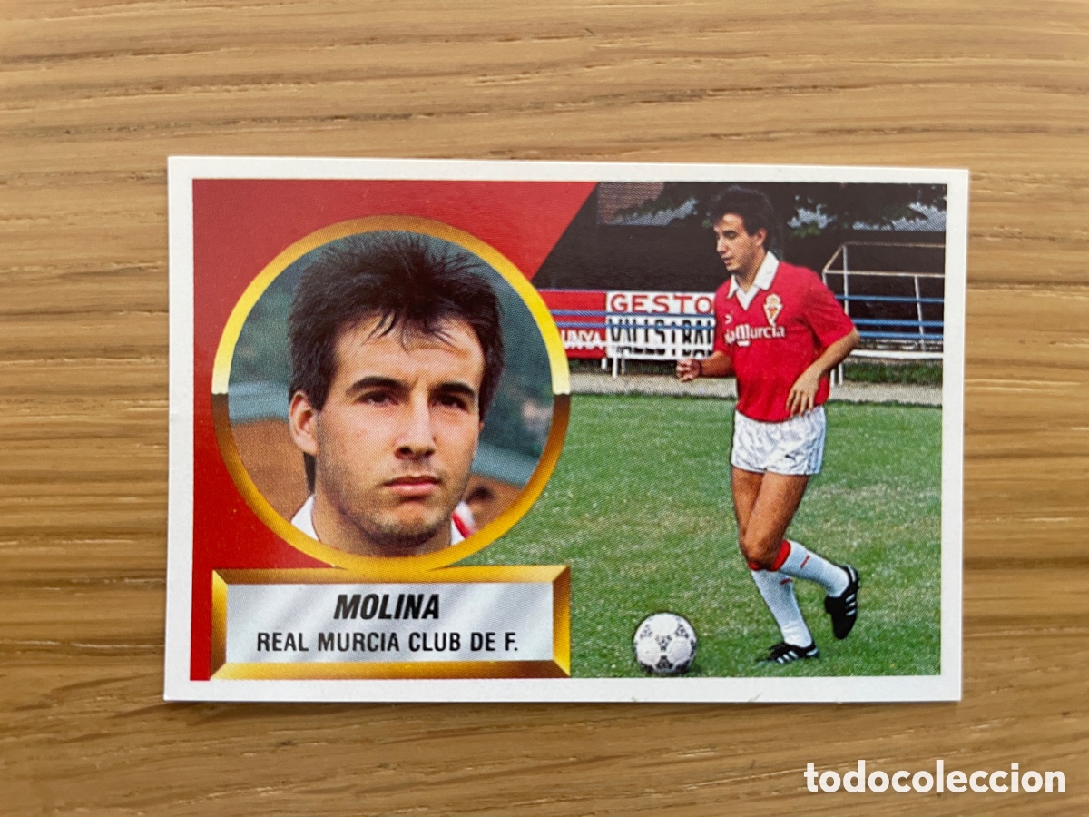 Cromos de F&uacute;tbol: FICHAJE 30 MOLINA MURCIA SIN PEGAR PERFECTO ESTE 1988/1989 88 89