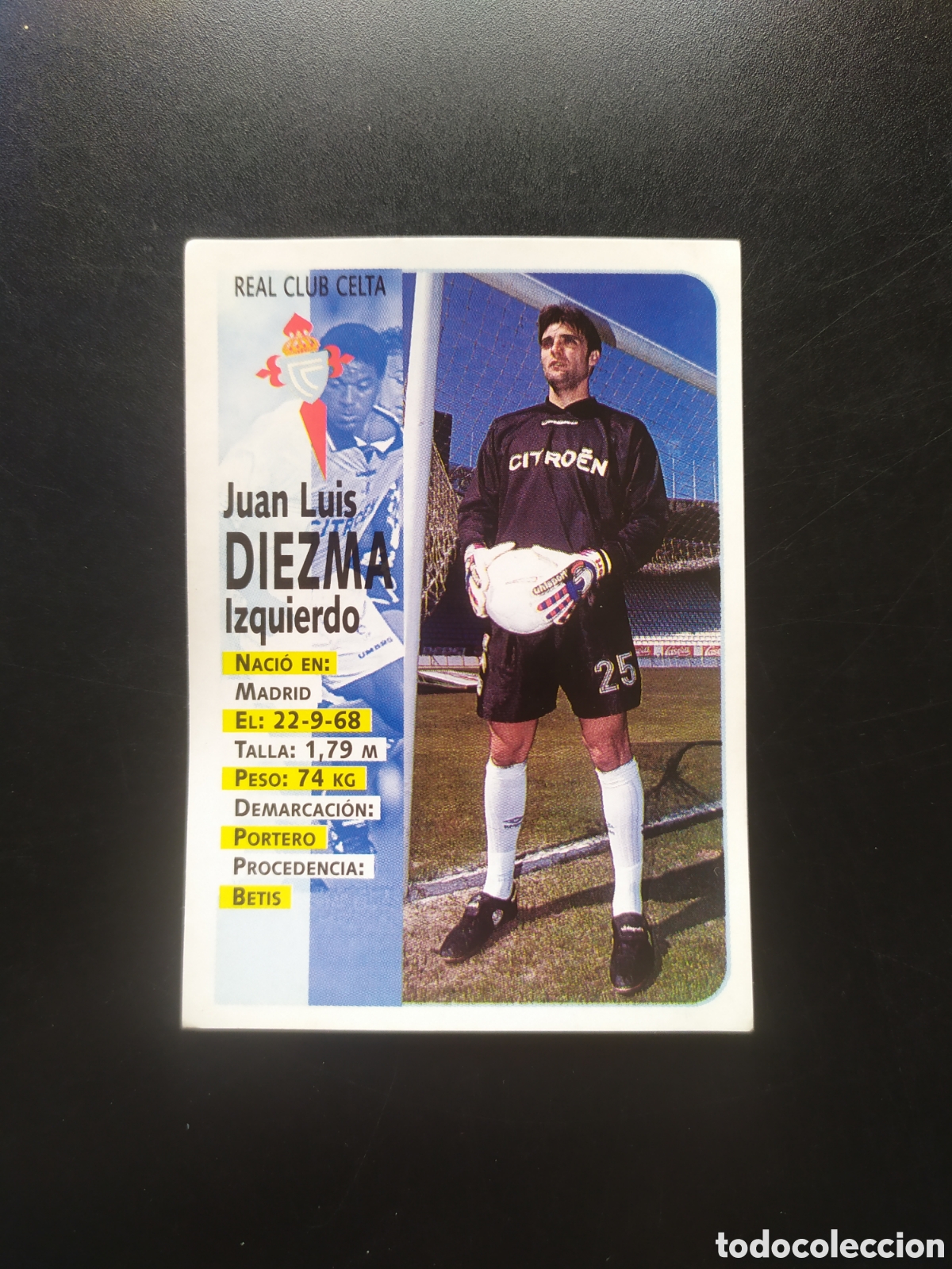 Cromos de F&uacute;tbol: Liga 1998 1999 98 99 panini sports Diezma n&deg; 141 Celta Vigo