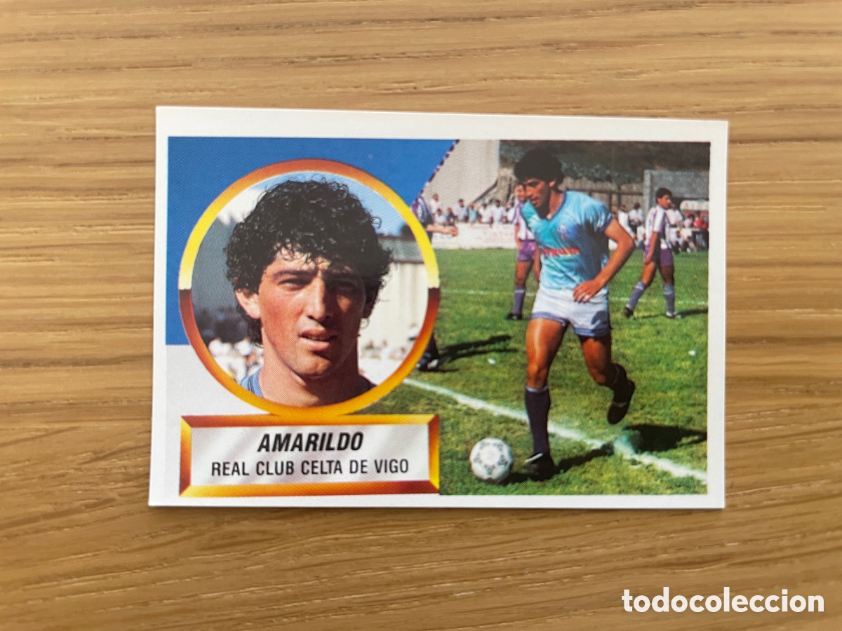 Cromos de F&uacute;tbol: FICHAJE 36 AMARILDO CELTA IMPOSIBLE SIN PEGAR PERFECTO ESTE 1988/1989 88 89