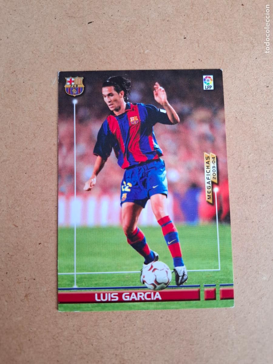 Cromos de F&uacute;tbol: MEGAFICHAS 2003 2004 03 04 - PANINI - 68 BIS LUIS GARC&Iacute;A- FC. BARCELONA (CM)