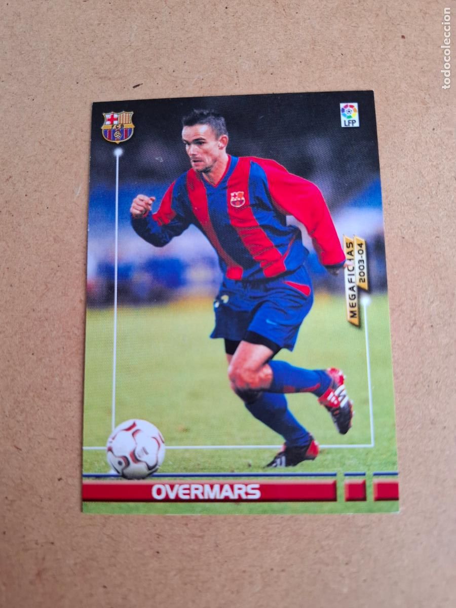 Cromos de F&uacute;tbol: MEGAFICHAS 2003 2004 03 04 - PANINI - 72 OVERMARS - FC. BARCELONA (CM)