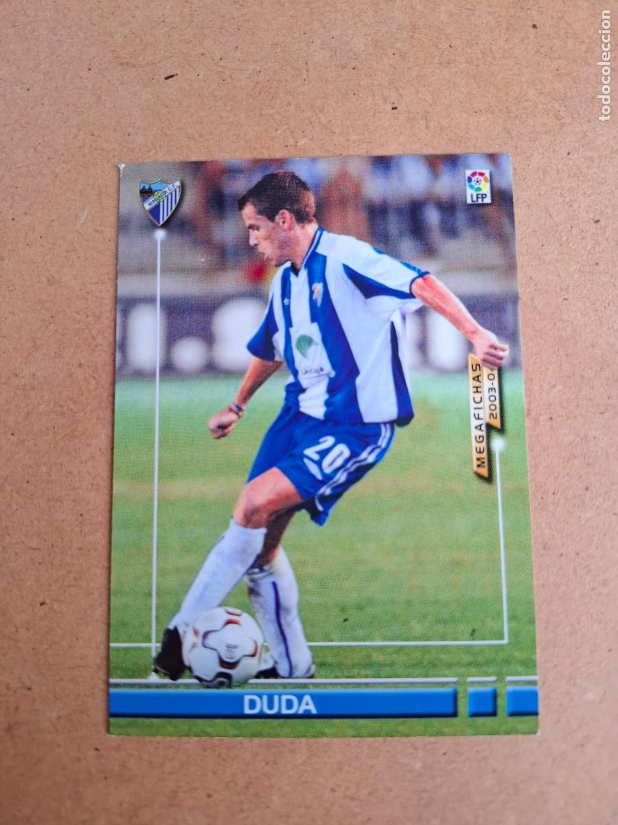 Cromos de F&uacute;tbol: MEGAFICHAS 2003 2004 03 04 - PANINI - 174 BIS DUDA - M&Aacute;LAGA CF (CM)
