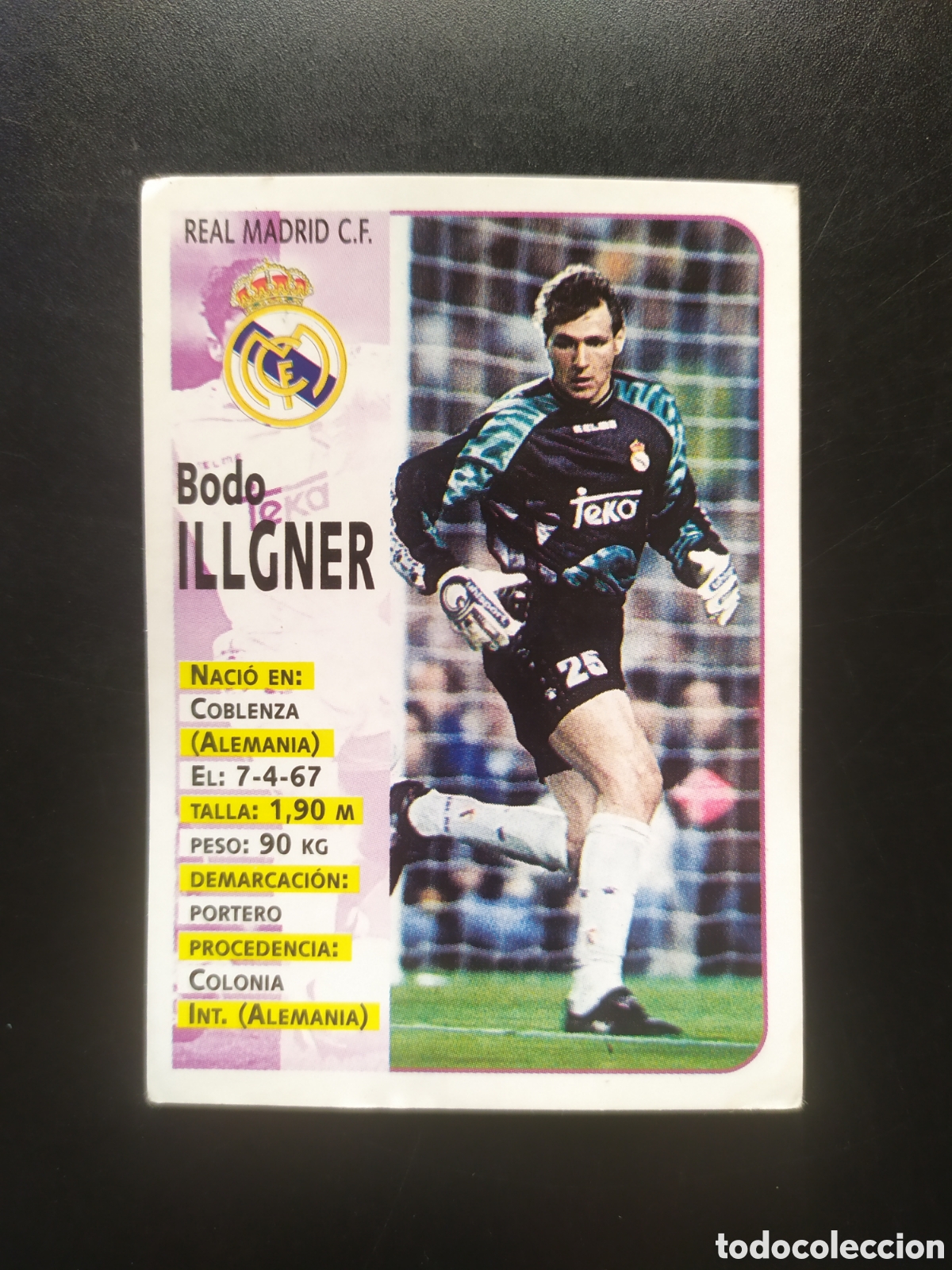 Cromos de F&uacute;tbol: Liga 1998 1999 98 99 panini sports Illgner n&deg; 67 Real Madrid