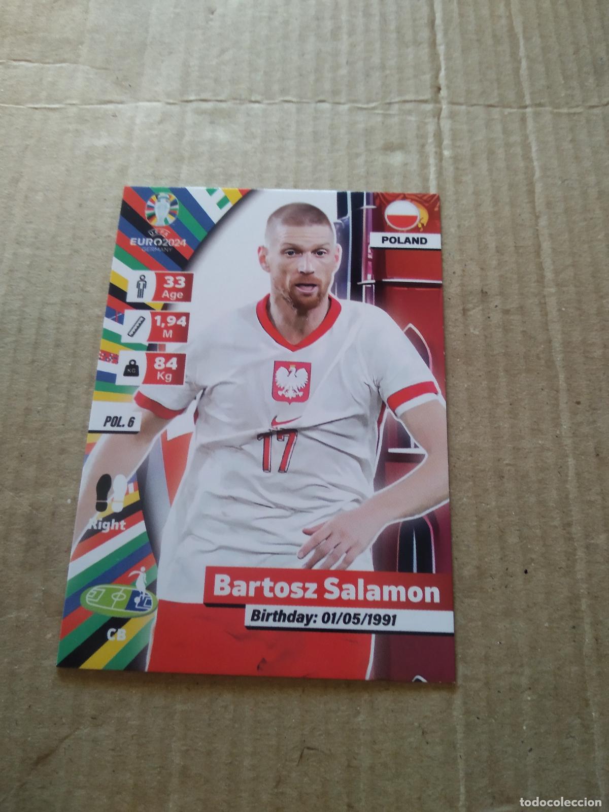 Cromos de F&uacute;tbol: POL 6 BARTOSZ SALAMON POLONIA CROMO FUTBOL EURO 2024 EUROCOPA FLASH EDITION