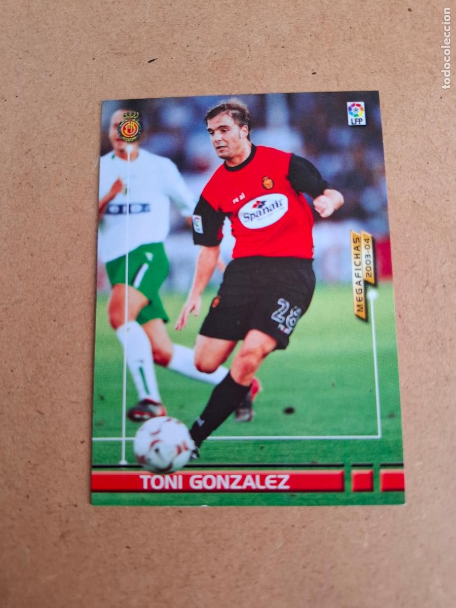 Cromos de F&uacute;tbol: MEGAFICHAS 2003 2004 03 04 - PANINI - 193 BIS TONI GONZ&Aacute;LEZ - RCD. MALLORCA (CM)