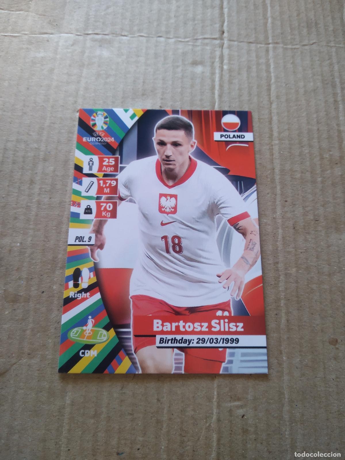 Cromos de F&uacute;tbol: POL 9 BARTOSZ SLISZ POLONIA CROMO FUTBOL EURO 2024 EUROCOPA FLASH EDITION