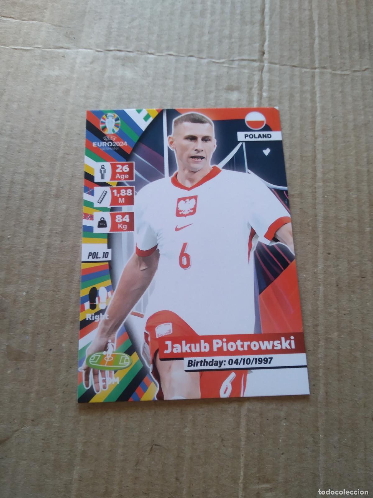 Cromos de F&uacute;tbol: POL 10 JAKUB PIOTROWSKI POLONIA CROMO FUTBOL EURO 2024 EUROCOPA FLASH EDITION