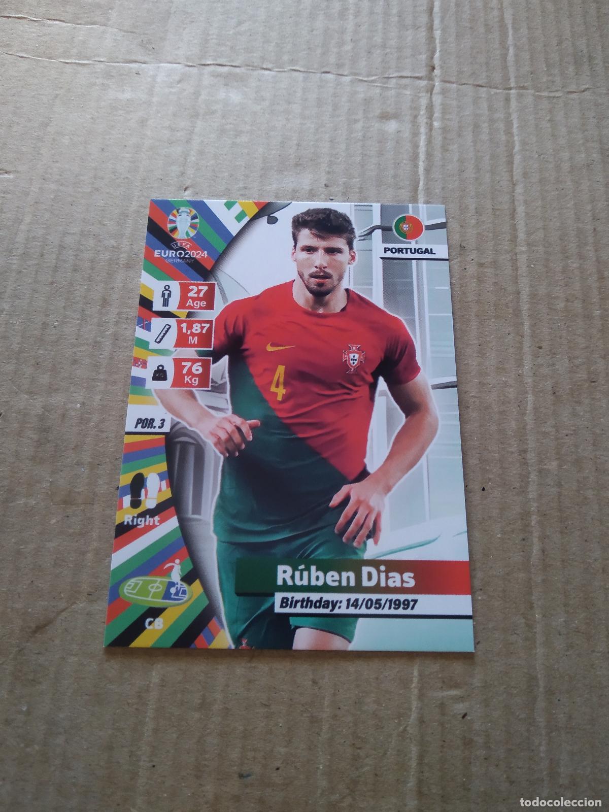 Cromos de F&uacute;tbol: POR 3 RUBEN DIAS PORTUGAL CROMO FUTBOL EURO 2024 EUROCOPA FLASH EDITION
