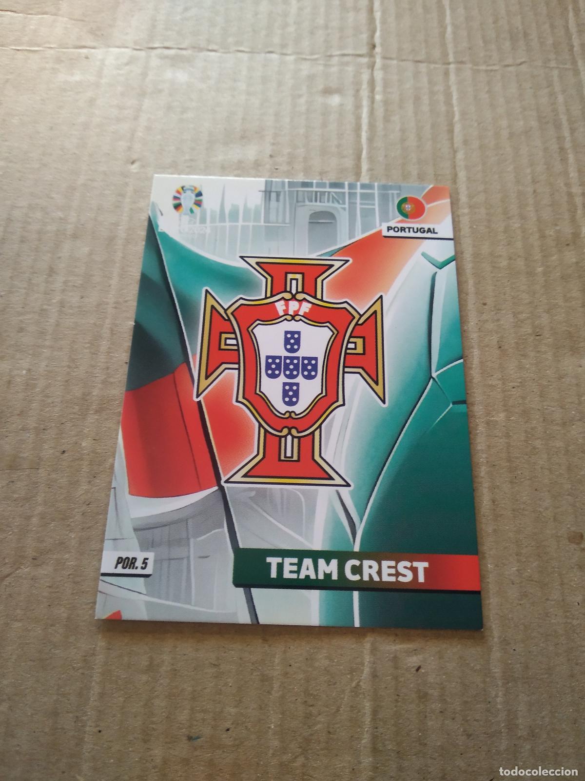 Cromos de F&uacute;tbol: POR 5 ESCUDO PORTUGAL CROMO FUTBOL EURO 2024 EUROCOPA FLASH EDITION