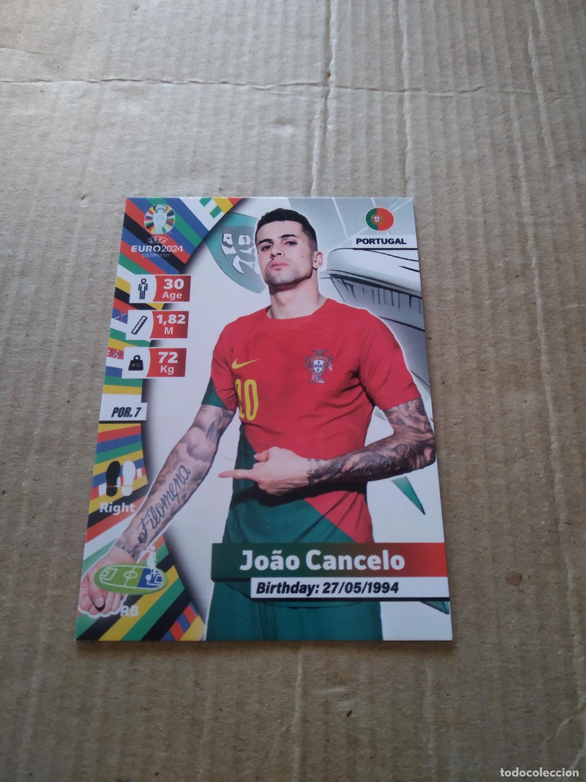 Cromos de F&uacute;tbol: POR 7 JOAO CANCELO PORTUGAL CROMO FUTBOL EURO 2024 EUROCOPA FLASH EDITION