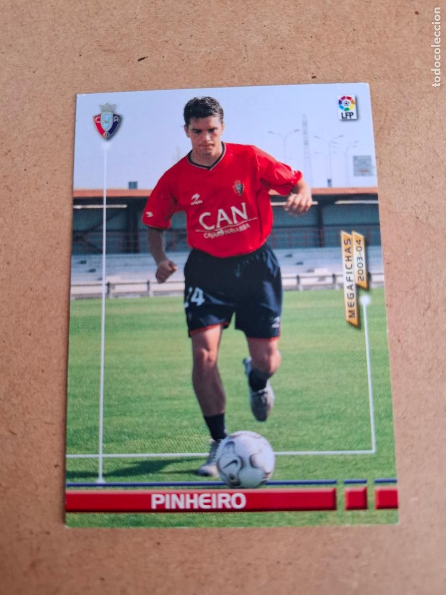 Cromos de F&uacute;tbol: MEGAFICHAS 2003 2004 03 04 - PANINI - 230 BIS PINHEIRO - AT. OSASUNA (CM)