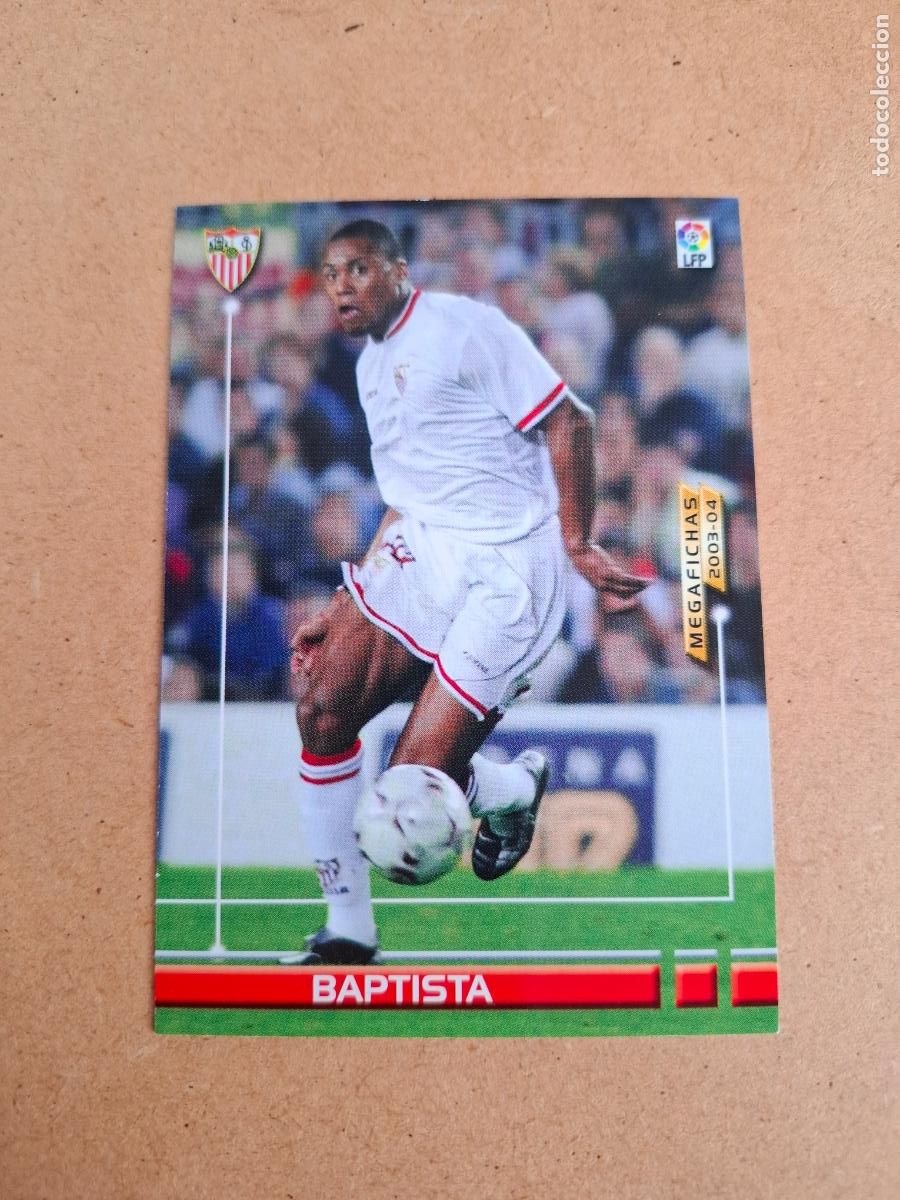 Cromos de F&uacute;tbol: MEGAFICHAS 2003 2004 03 04 - PANINI - 267 BIS BAPTISTA - SEVILLA FC (CM)
