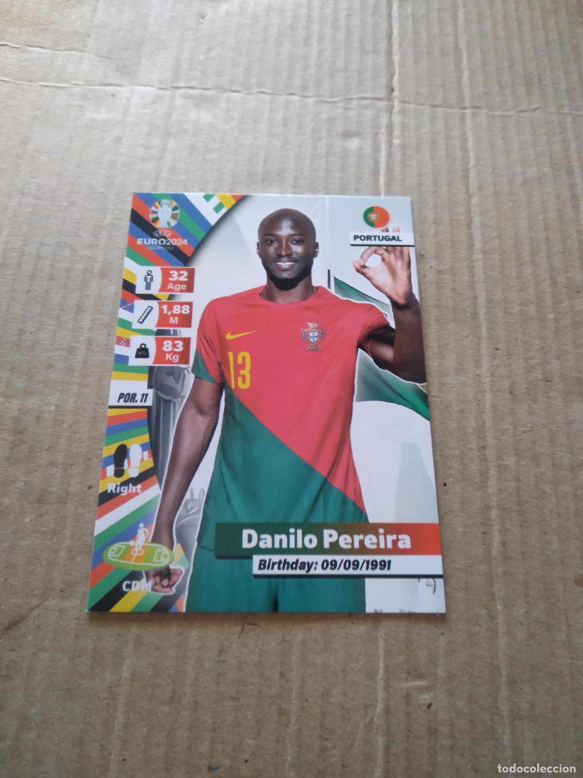 Figurine di Calcio: POR 11 DANILO PEREIRA PORTUGAL CROMO FUTBOL EURO 2024 EUROCOPA FLASH EDITION