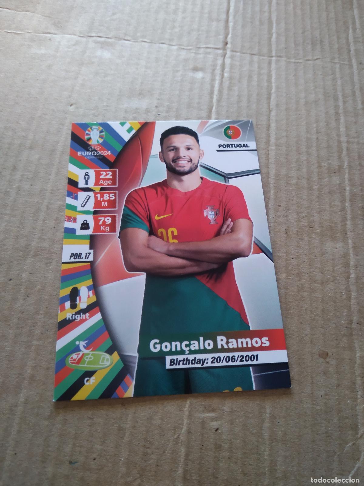 Cromos de F&uacute;tbol: POR 17 GON&Ccedil;ALO RAMOS PORTUGAL CROMO FUTBOL EURO 2024 EUROCOPA FLASH EDITION