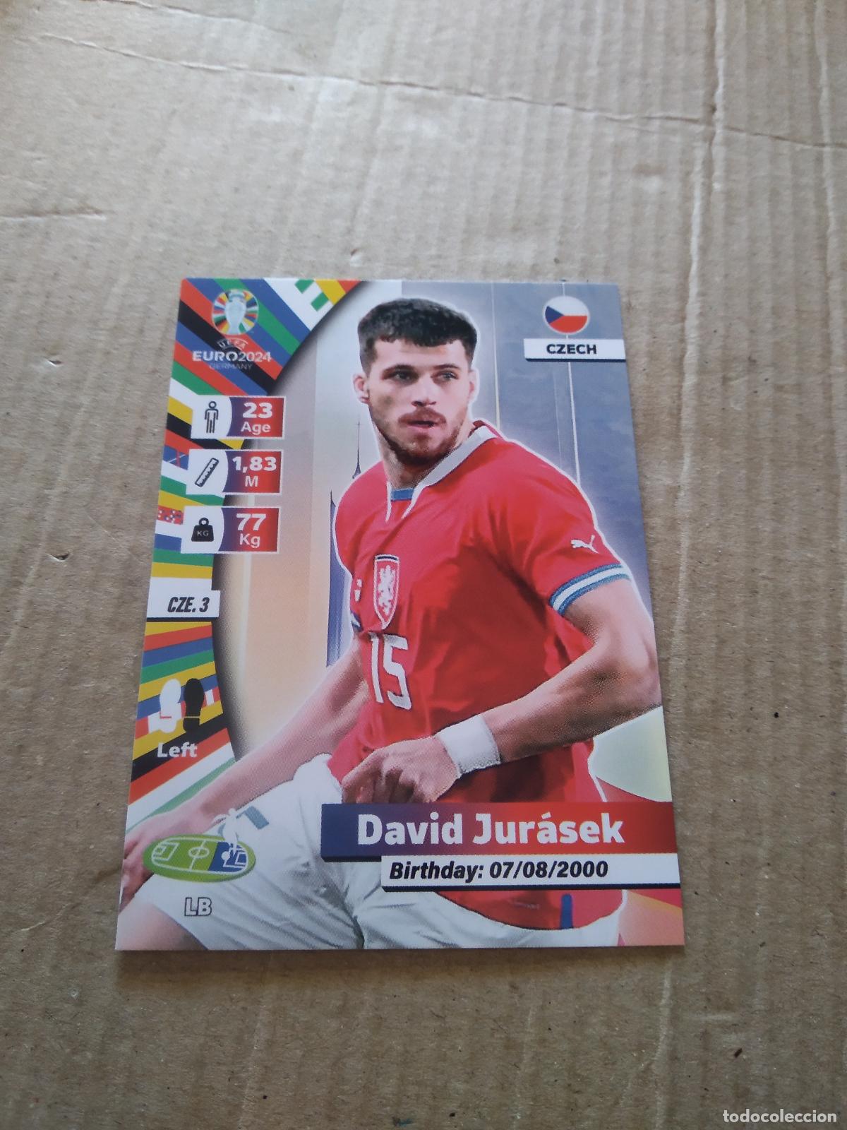 Cromos de F&uacute;tbol: CZE 3 DAVID JURASEK REPUBLICA CHECA CROMO FUTBOL EURO 2024 EUROCOPA FLASH EDITION