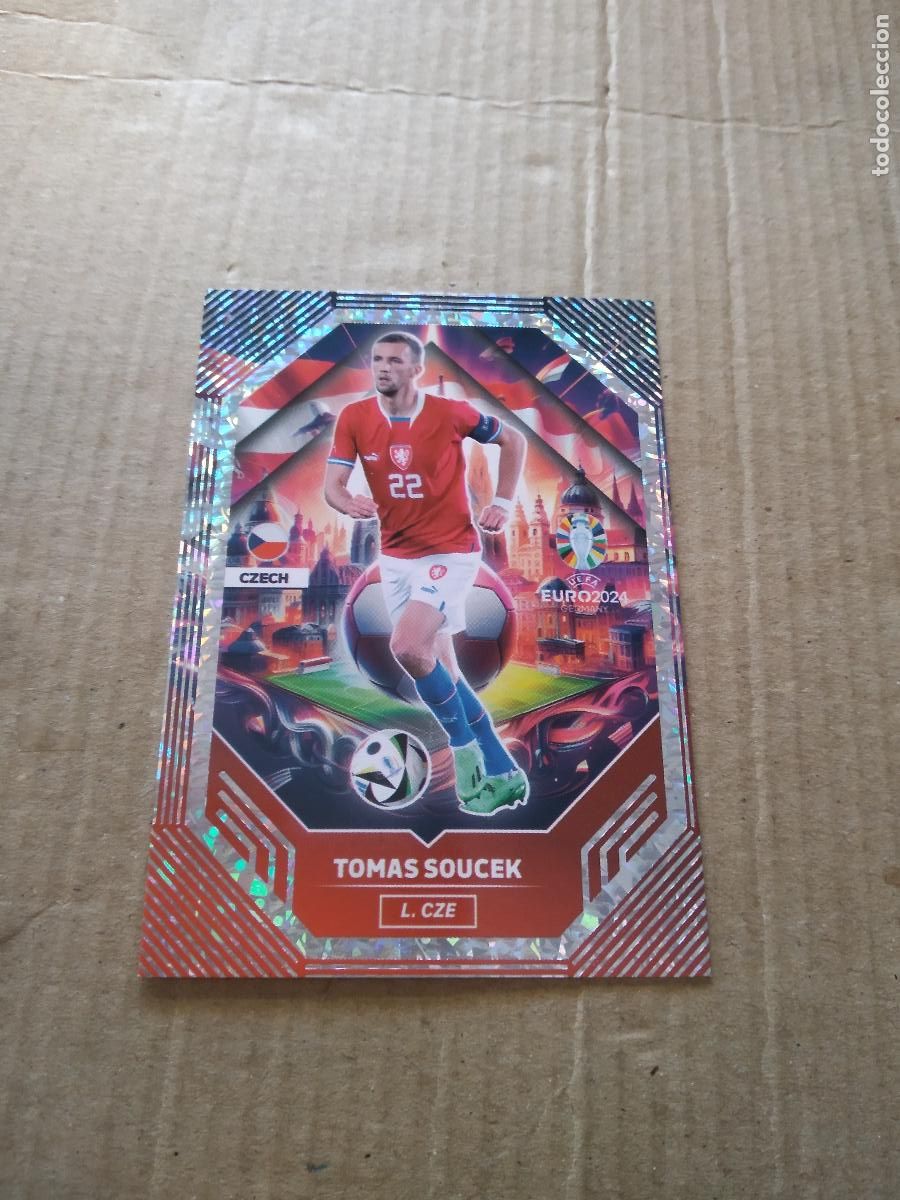 Cartes &agrave; collectionner de Football: TOMAS SOUCEK REPUBLICA CHECA CROMO FUTBOL EURO 2024 EUROCOPA FLASH EDITION