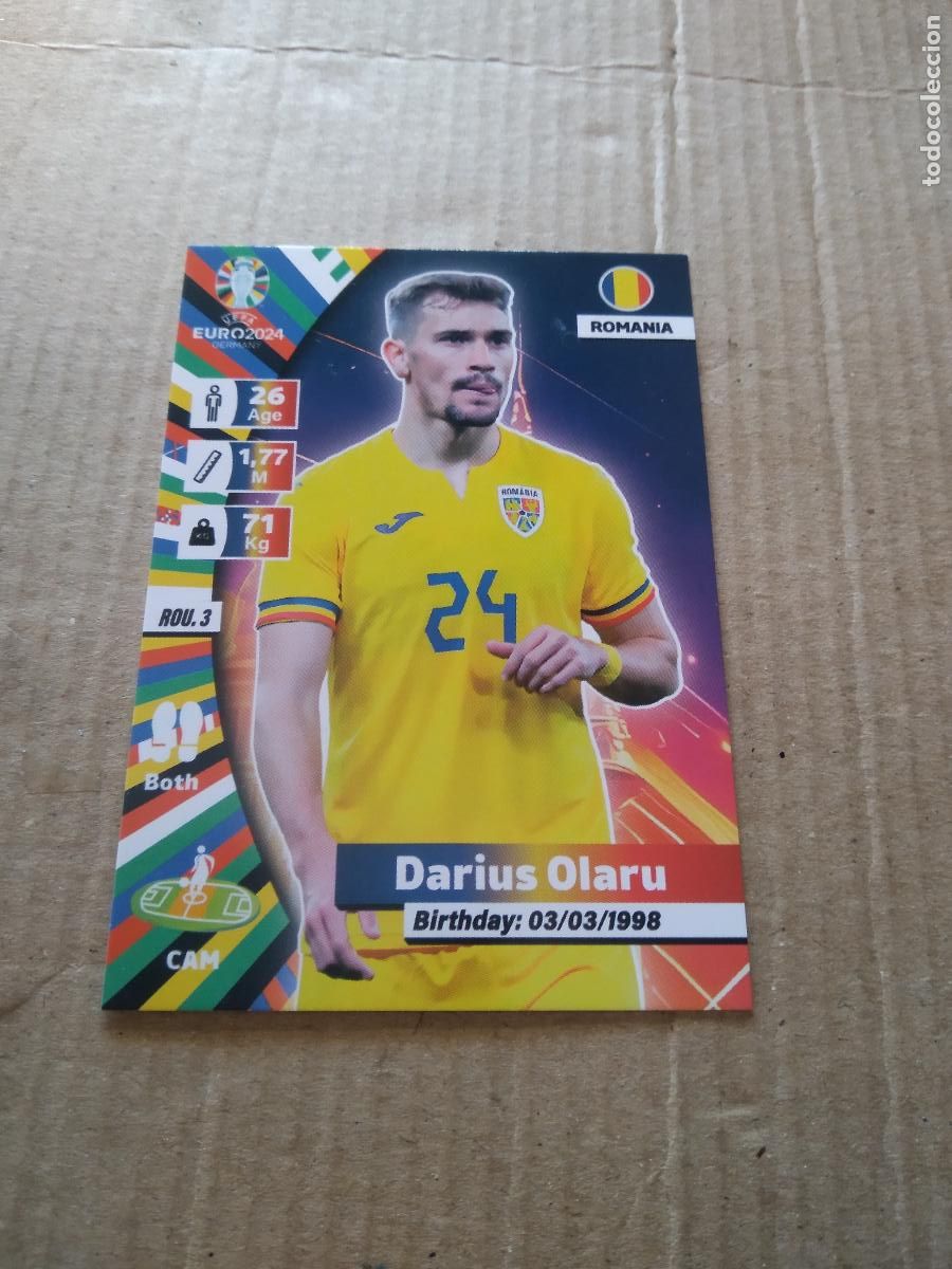 Cromos de F&uacute;tbol: ROU 3 DARIUS OLARU RUMANIA CROMO FUTBOL EURO 2024 EUROCOPA FLASH EDITION