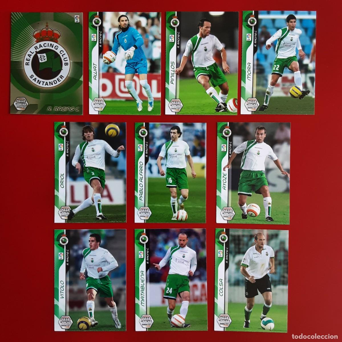 Figurine di Calcio: EQUIPO COMPLETO RACING SANTANDER MEGACRACKS TEMPORADA 2006 2007 06 07 MGK