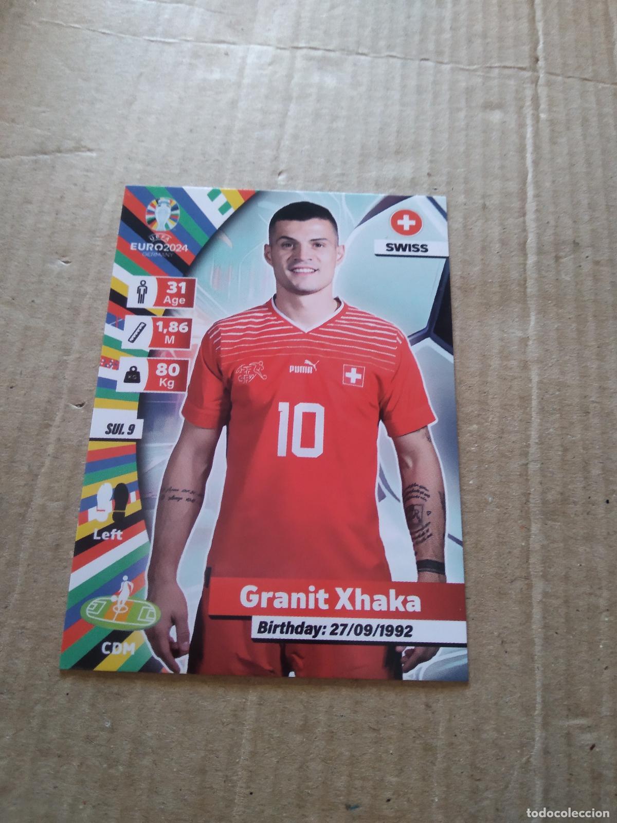 Cartes &agrave; collectionner de Football: SUI 9 GRANIT XHAKA SUIZA CROMO FUTBOL EURO 2024 EUROCOPA FLASH EDITION