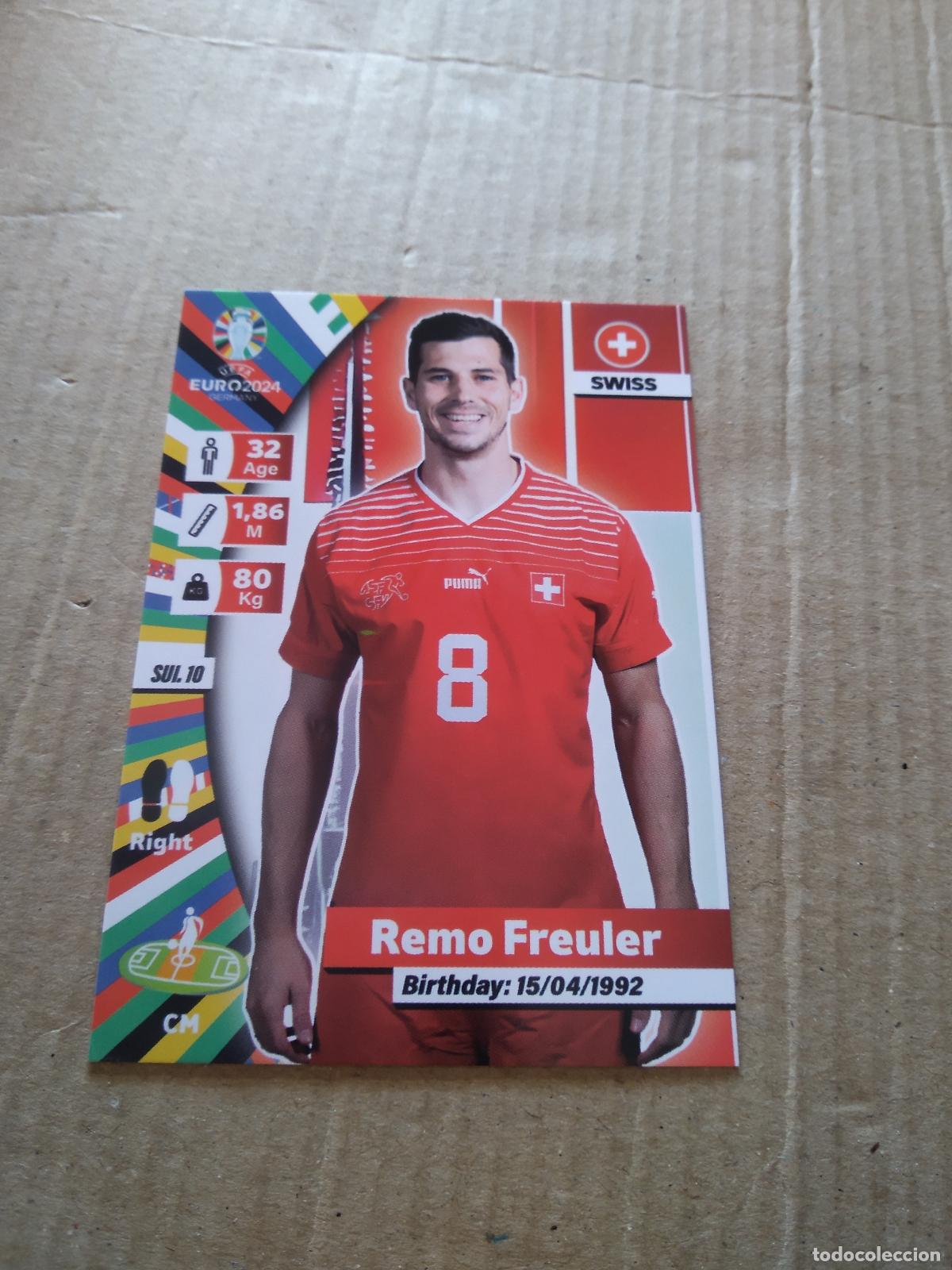 Cartes &agrave; collectionner de Football: SUI 10 REMO FREULER SUIZA CROMO FUTBOL EURO 2024 EUROCOPA FLASH EDITION