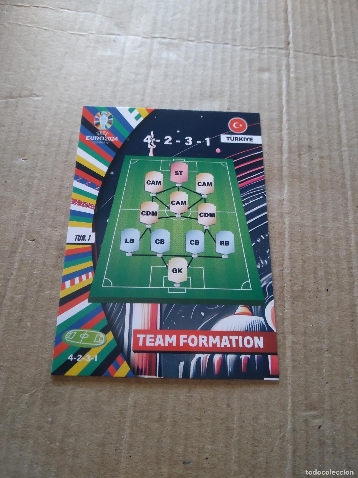 Cartes &agrave; collectionner de Football: TUR 1 EQUIPO PLANTILLA TEAM FORMATION TURQUIA CROMO FUTBOL EURO 2024 EUROCOPA FLASH EDITION