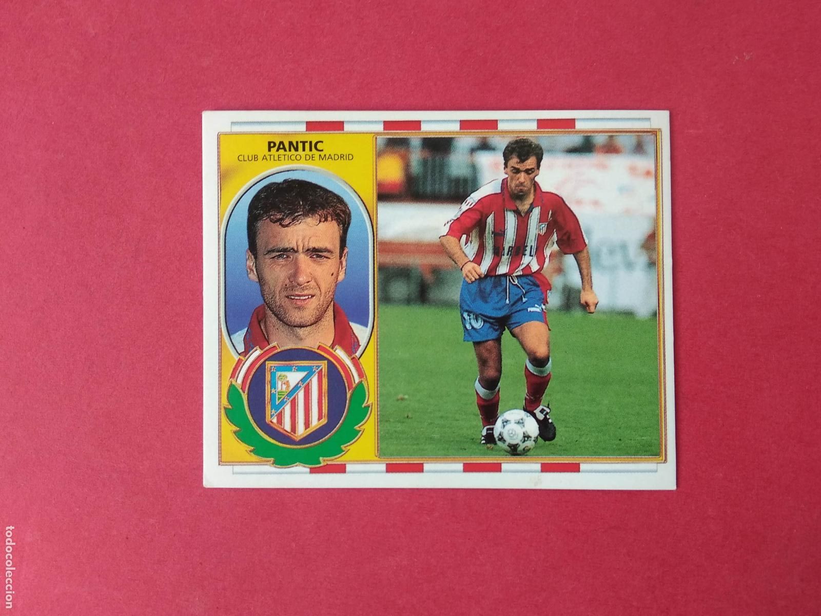Cromos de F&uacute;tbol: EDICIONES ESTE LIGA 96 97 1996 1997 CROMO NUNCA PEGADO ATLETICO DE MADRID , PANTIC