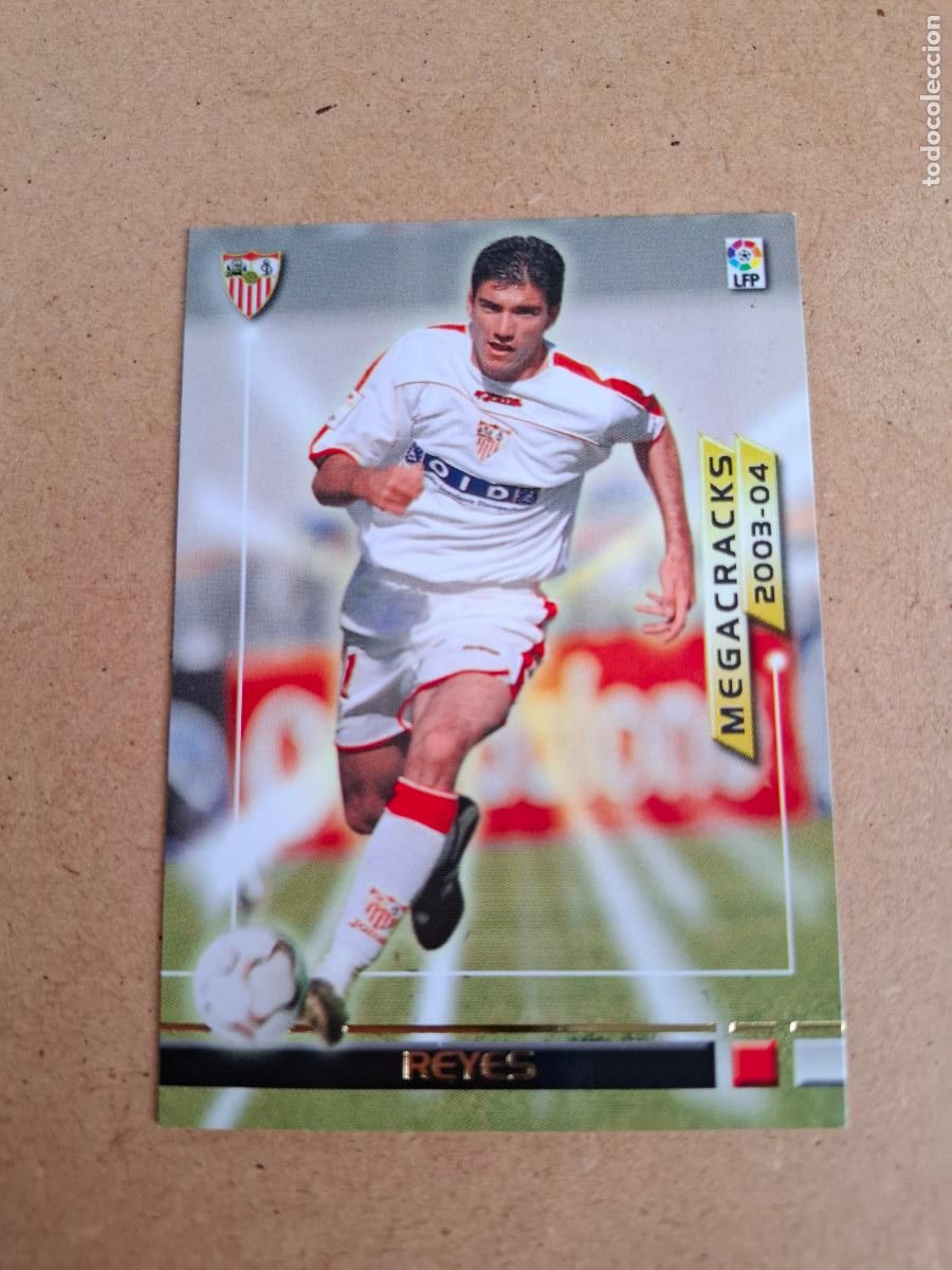Cromos de F&uacute;tbol: MEGAFICHAS 2003 2004 03 04 - PANINI - 378 REYES ( MEGACRACKS ) - SEVILLA FC (CM)