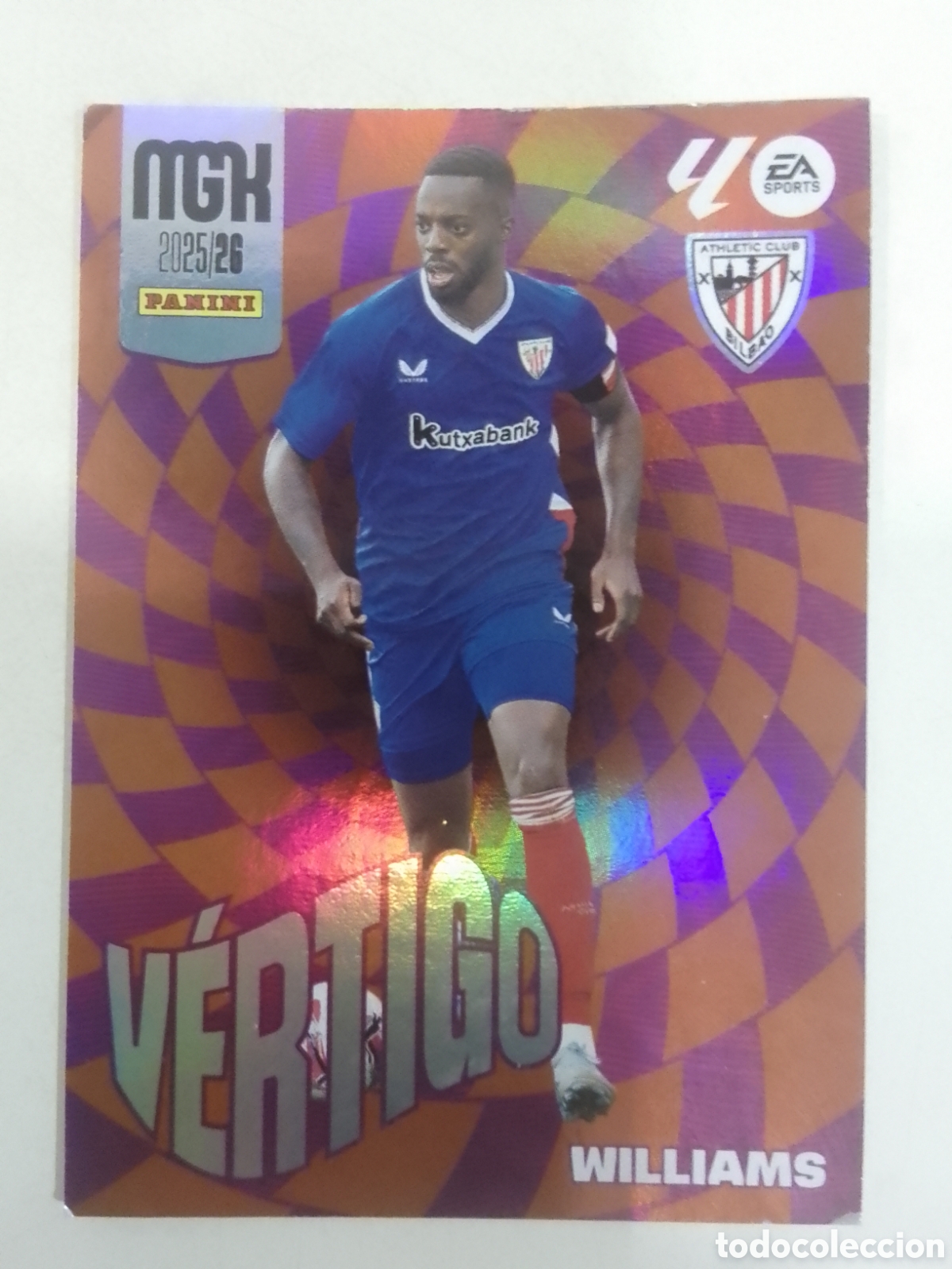 Cartes &agrave; collectionner de Football: Megacracks 2025/26 n&deg; 386 Williams &bull; Athletic Club. V&Eacute;RTIGO.