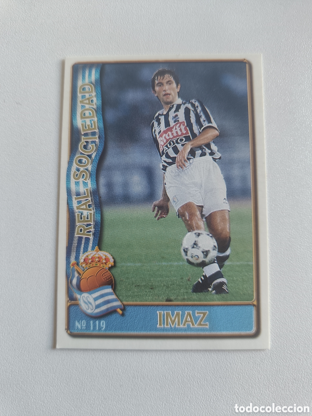 Cromos de F&uacute;tbol: Fichas liga 96 97 mundicromo real sociedad imaz 119