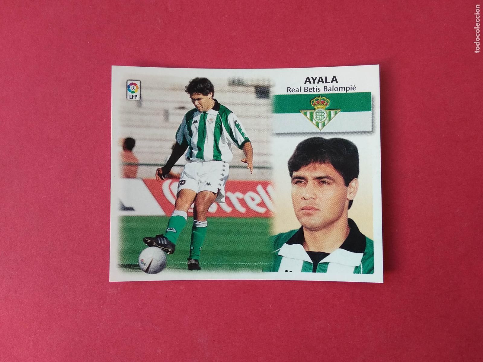 Football Stickers: CROMO DE FUTBOL EDICIONES ESTE LIGA 99 00 1999 2000 AYALA BETIS NUNCA PEGADO