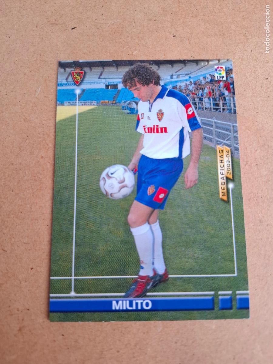 Cromos de Futebol: MEGAFICHAS 2003 2004 03 04 - PANINI - 451 PONZIO - REAL ZARAGOZA (CM)