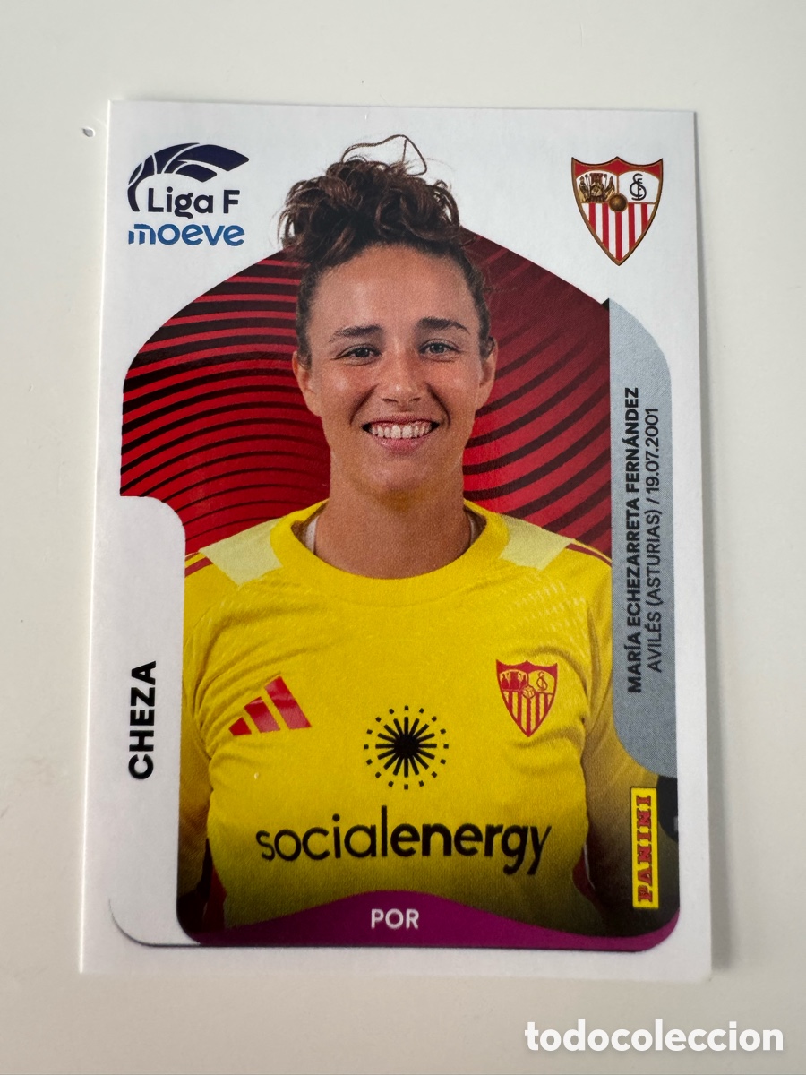 Figurine di Calcio: PANINI LIGA F FEMENINA 2025-2026 25-26 &ndash; Cheza Sevilla FC N&ordm; 305