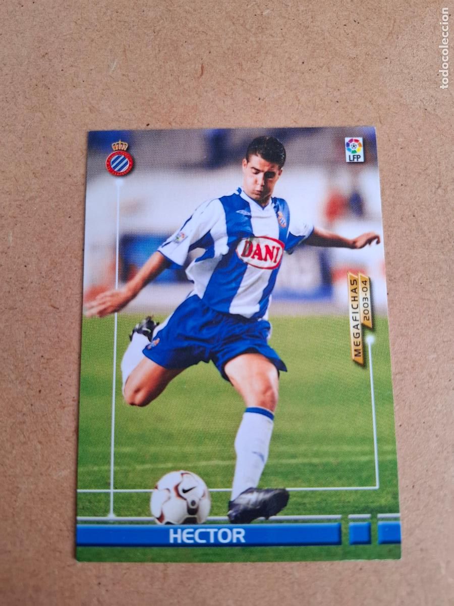 Cromos de Futebol: MEGAFICHAS 2003 2004 03 04 - PANINI - 475 H&Eacute;CTOR - RCD. ESPANYOL (CM)