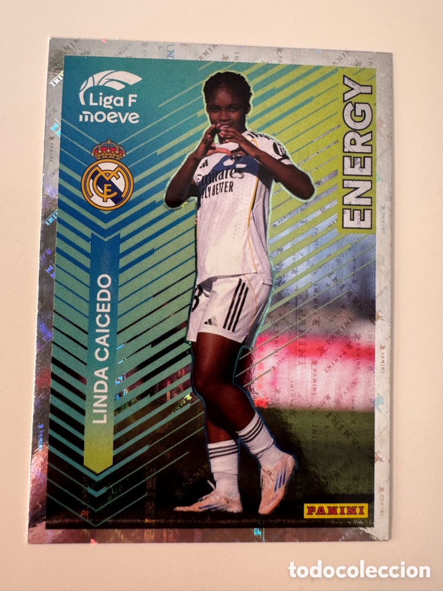 Cromos de Futebol: PANINI LIGA F FEMENINA 2025-2026 25-26 &ndash; ENERGY N&ordm; 344 &ndash; Linda Caicedo