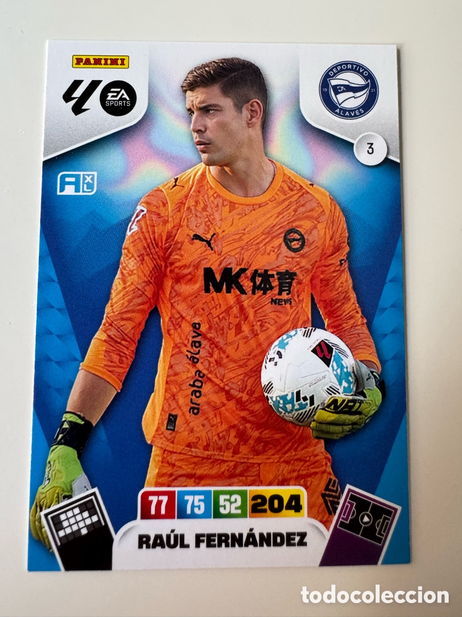 Cromos de Futebol: PANINI ADRENALYN XL LIGA EA SPORTS 2025-2026 25-26 &ndash; Ra&uacute;l Fern&aacute;ndez Deportivo Alav&eacute;s N&ordm; 3
