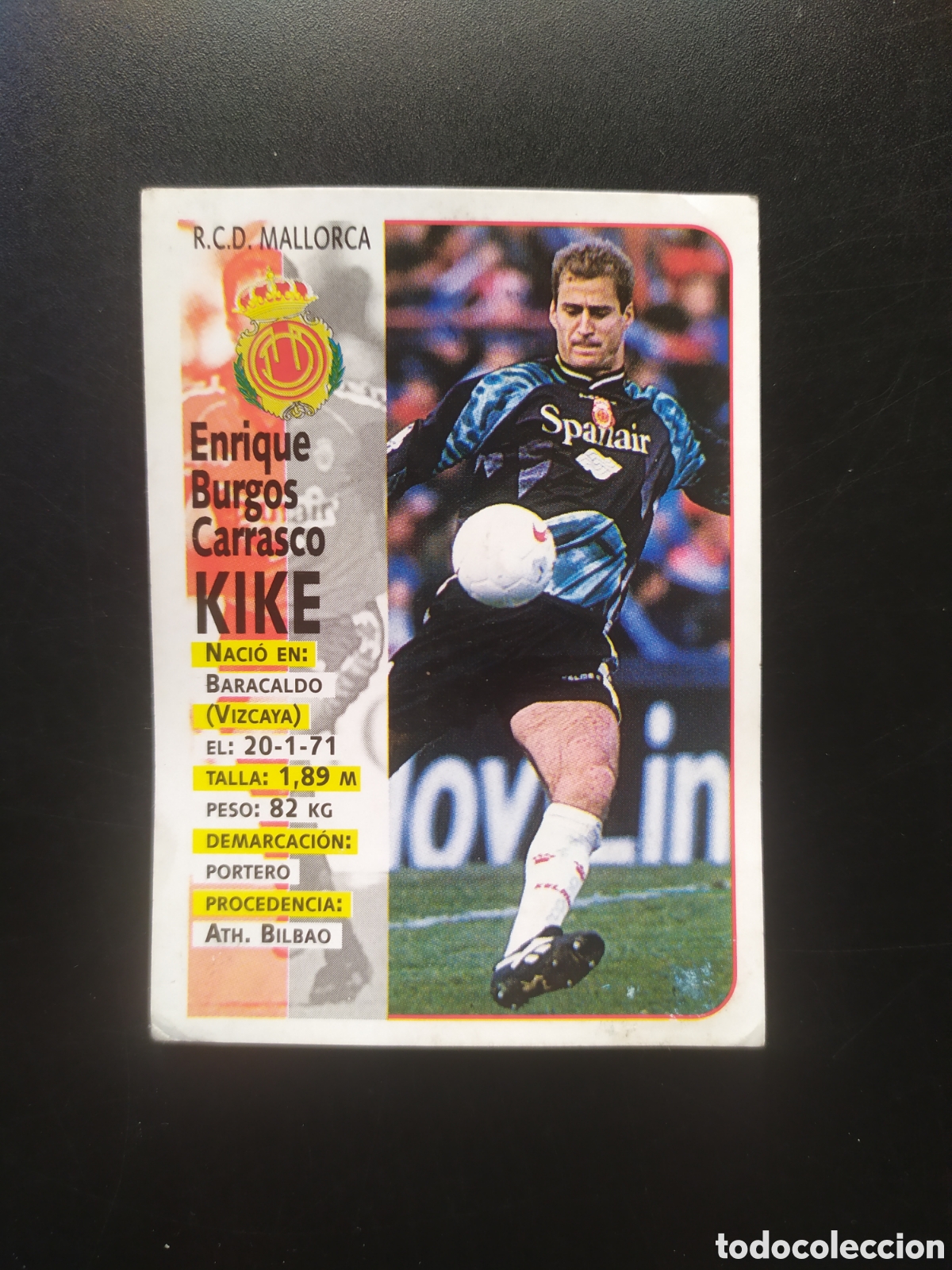 Cromos de F&uacute;tbol: Liga 1998 1999 98 99 panini sports Kike n&deg; 122 Mallorca