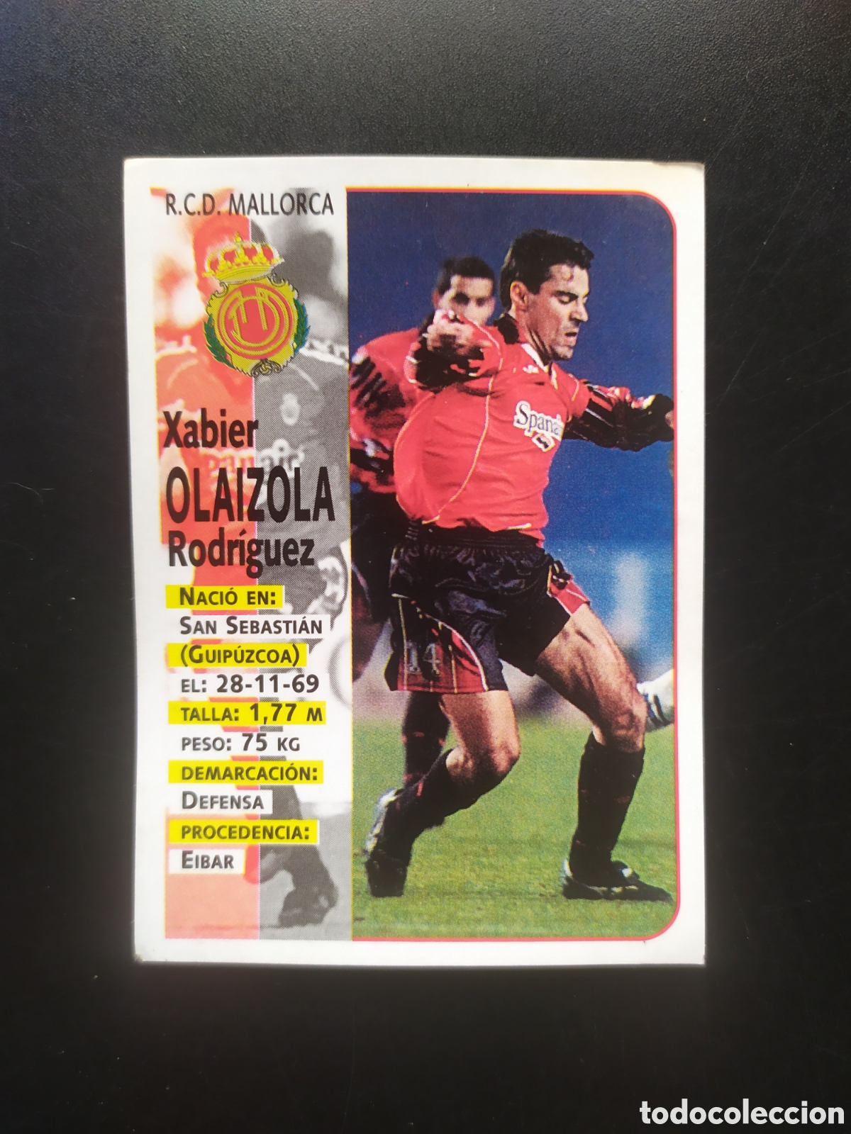 Cromos de F&uacute;tbol: Liga 1998 1999 98 99 panini sports Olaizola n&deg; 106 Mallorca