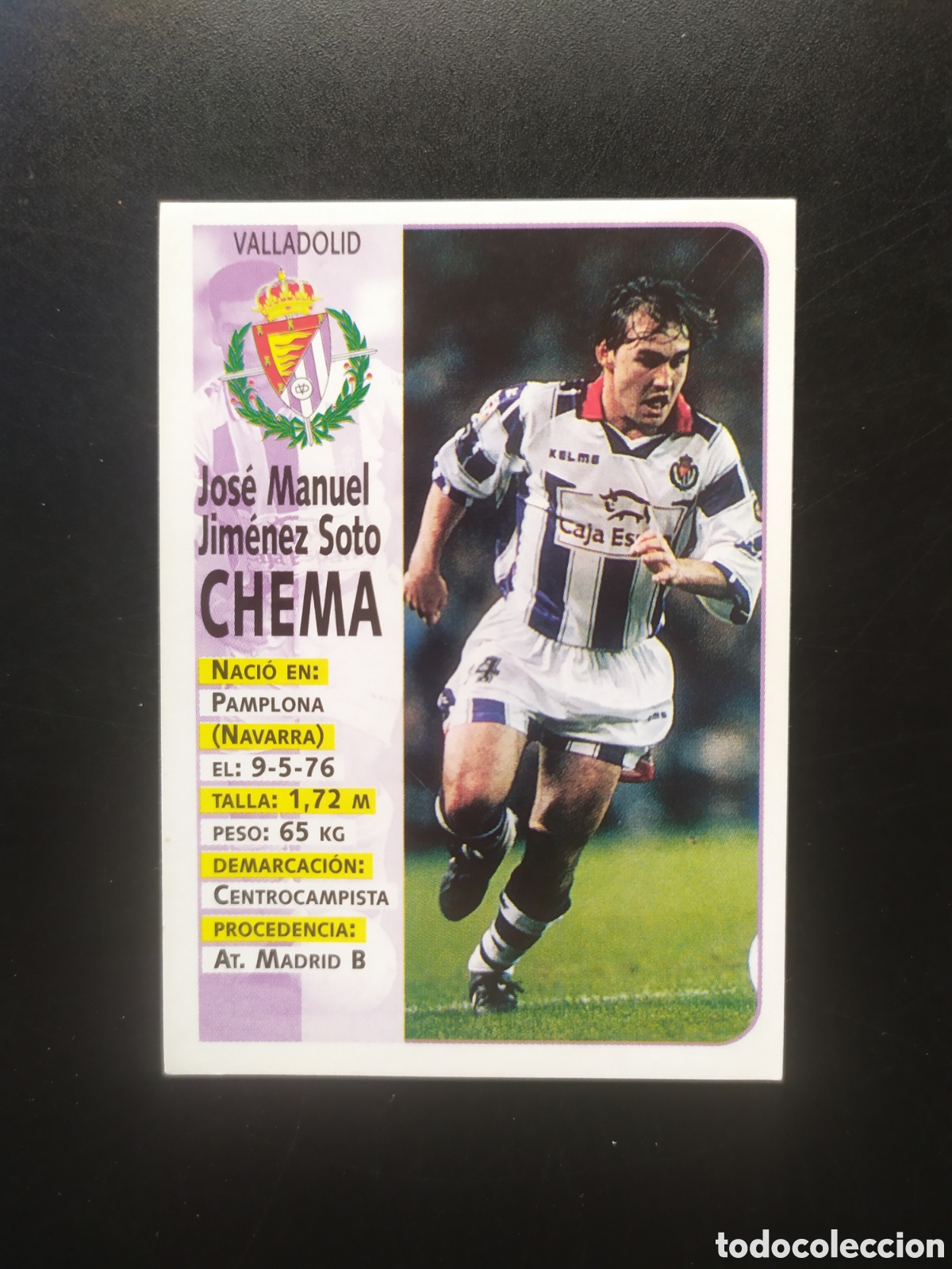 Fu&szlig;ball-Sticker: Liga 1998 1999 98 99 panini sports Chema n&deg; 208 Valladolid