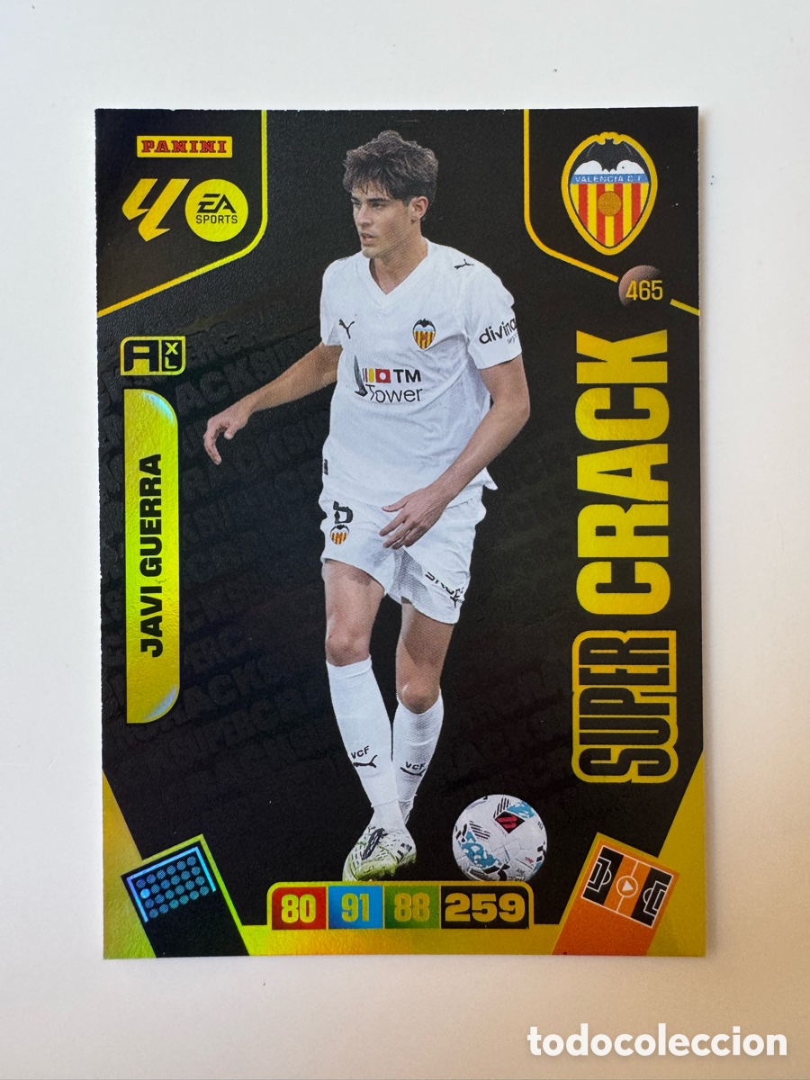 Cartes &agrave; collectionner de Football: PANINI ADRENALYN XL LIGA EA SPORTS 2025-2026 25-26 &ndash; N&ordm; 465 &ndash; Javi Guerra Valencia CF