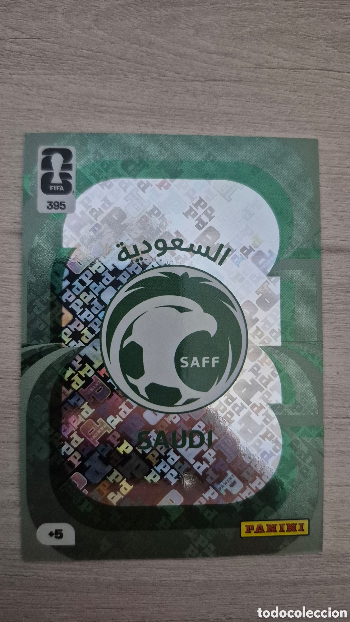 Cromos de F&uacute;tbol: N&deg;395 Escudo Arabia Saudi Adrenalyn FIFA World Cup 2026