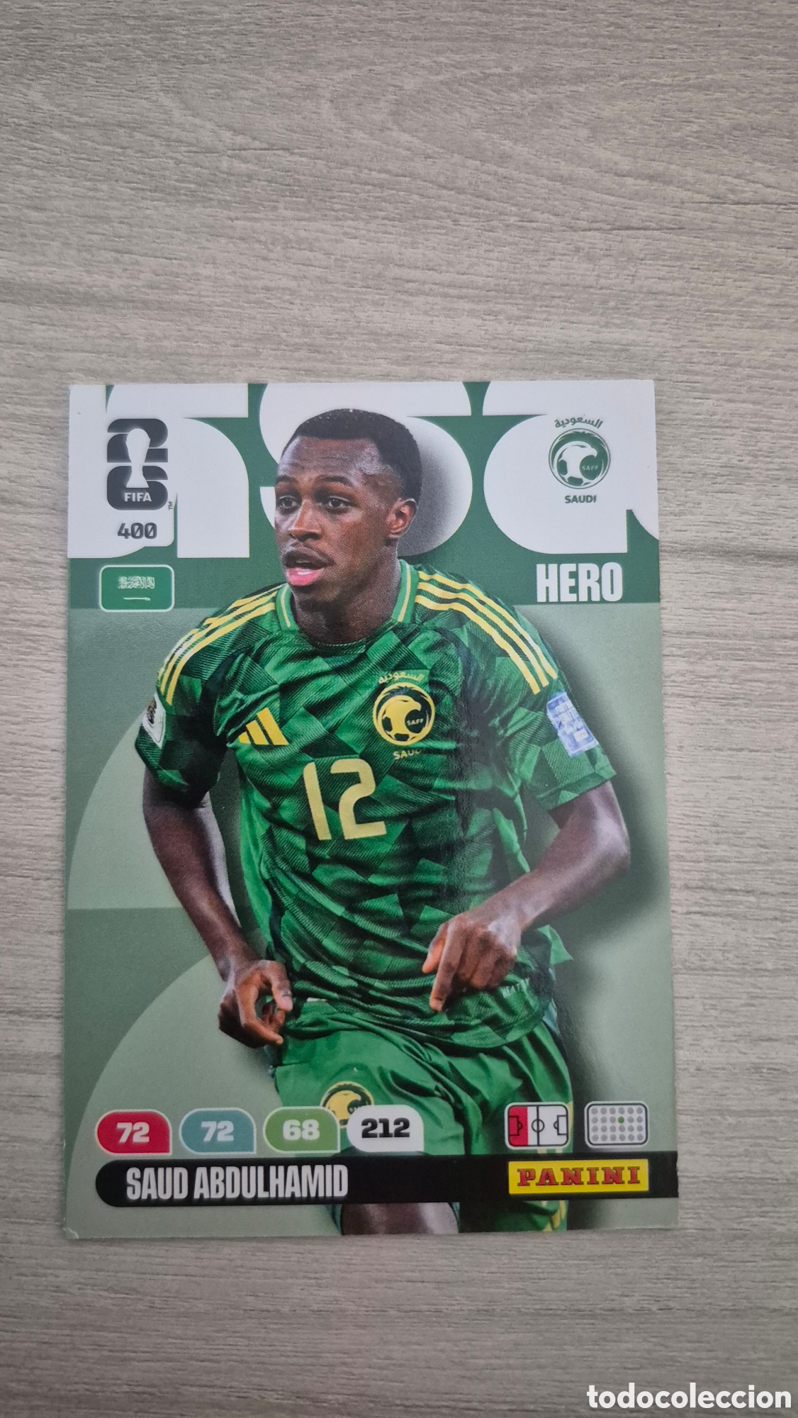 Cromos de F&uacute;tbol: N&deg;400 Arabia Saudi Saud Abdulhamid Adrenalyn FIFA World Cup 2026