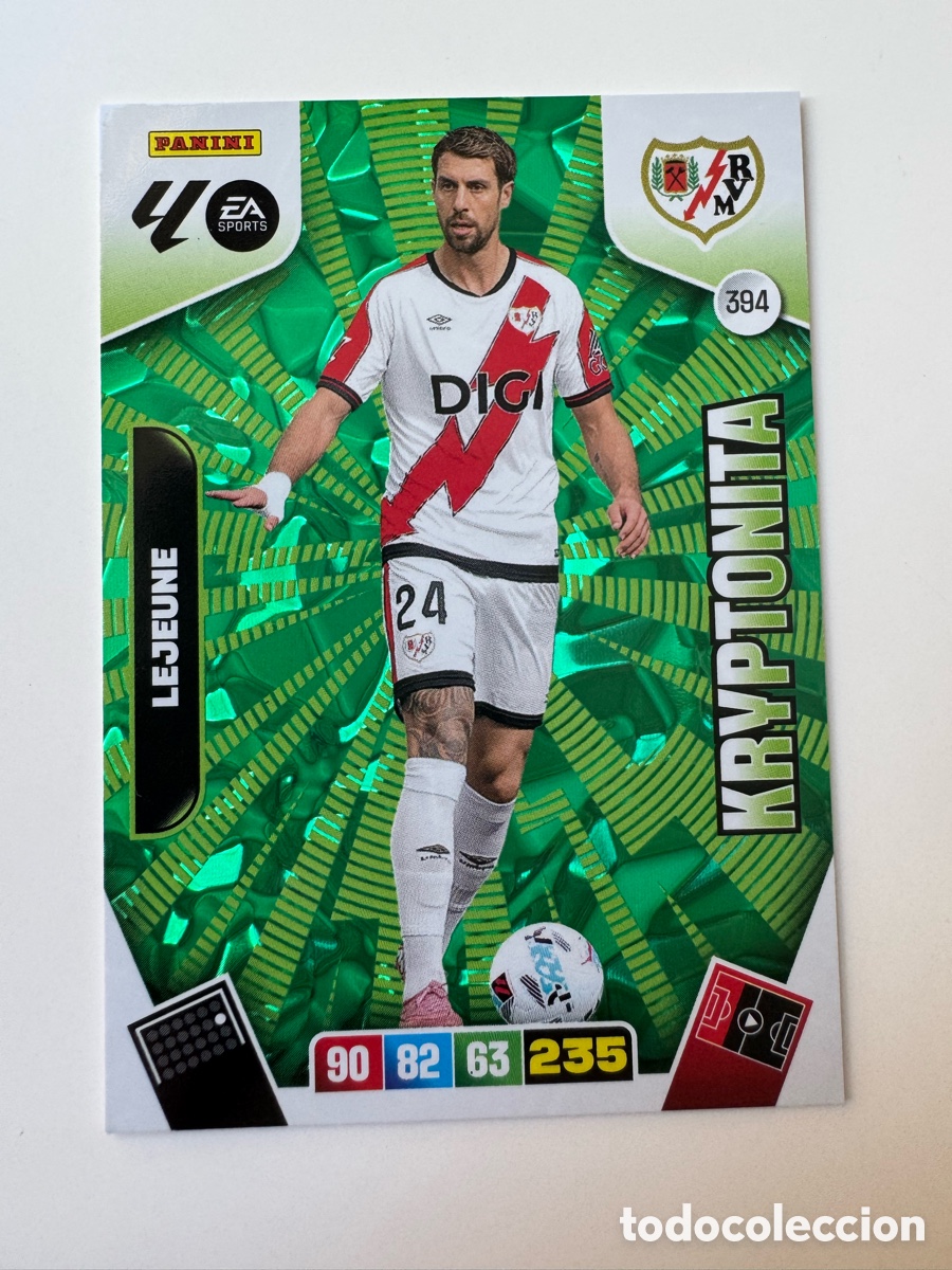 Figurine di Calcio: PANINI ADRENALYN XL LIGA EA SPORTS 2025-2026 25-26 &ndash; KRYPTONITA N&ordm; 394 &ndash; Florian Lejeune Rayo