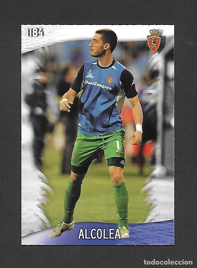 Fu&szlig;ball-Sticker: 1184 ALCOLEA (REAL ZARAGOZA) ULTIMA HORA III , MUNDICROMO QUIZ GAME PLATINUM LIGA 2013 2014