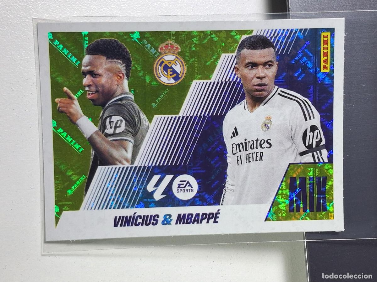 Cromos de F&uacute;tbol: A5 22 VINICIUS MBAPPE REAL MADRID MIX LIGA ESTE 2025 2026 25 26 PANINI STICKERS CROMOS SPORTS