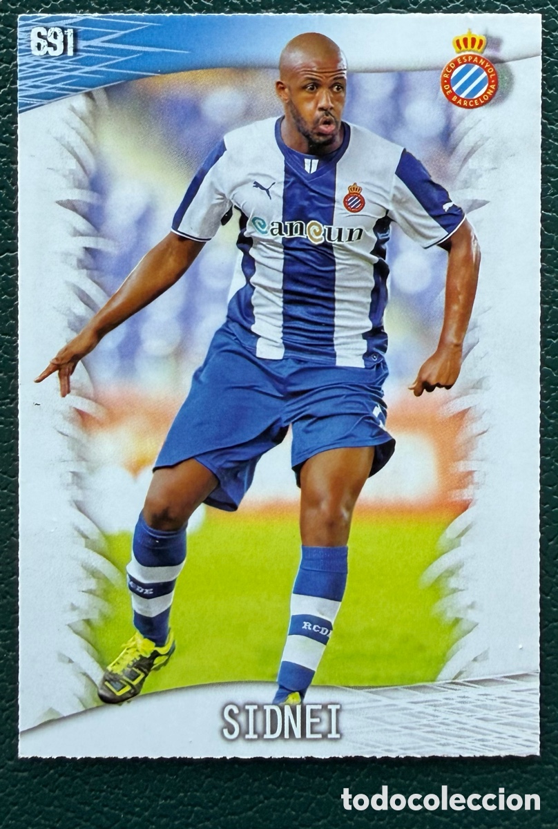 Cromos de F&uacute;tbol: 691 SIDNEI RCD ESPANYOL FICHAS ALBUM MUNDICROMO 2013 2014 13 14