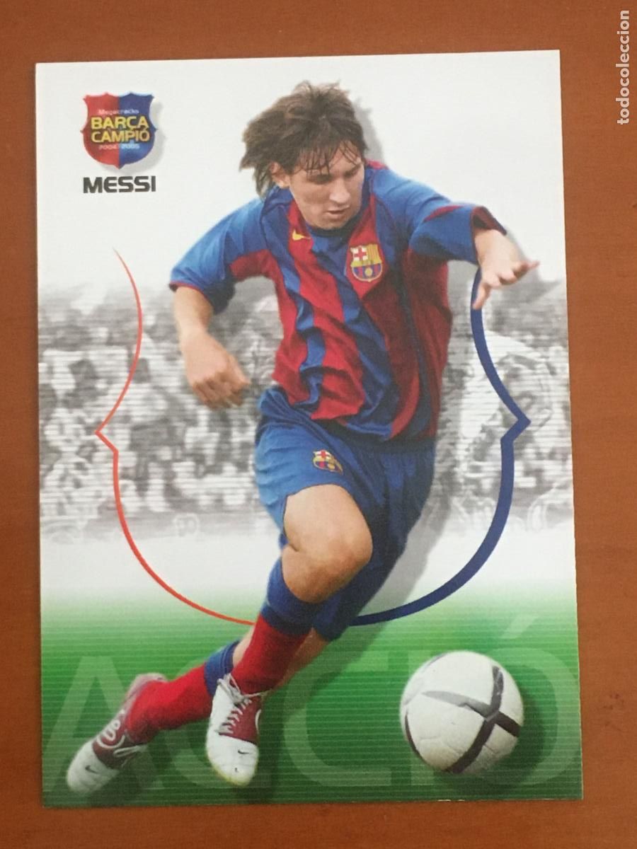 Football Stickers: messi barcelona cromo card rookie n&ordm; 62 bar&ccedil;a campio 2004 2005 04 05 perfecto estado nuevo de sobre