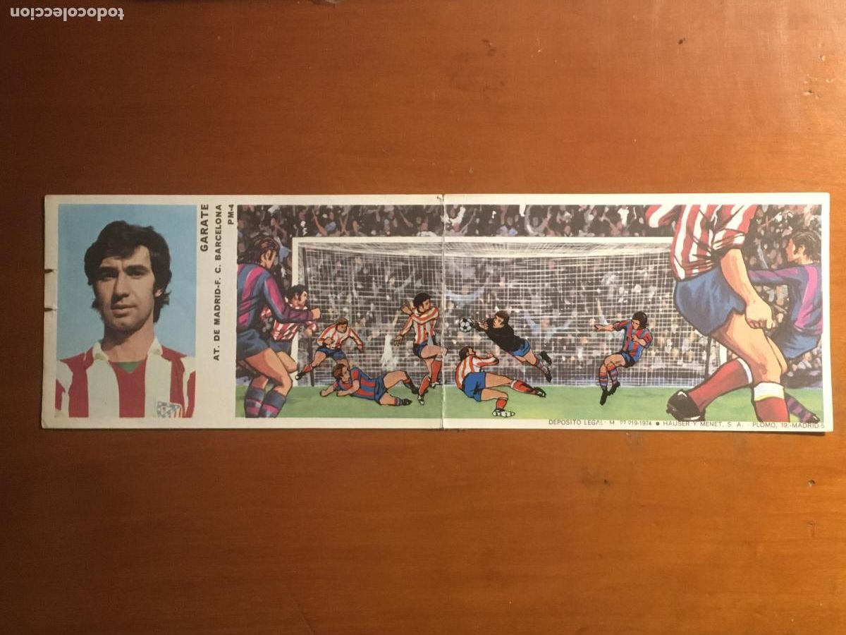 Football Stickers: garate atletico de madrid cromo futbol en accion original